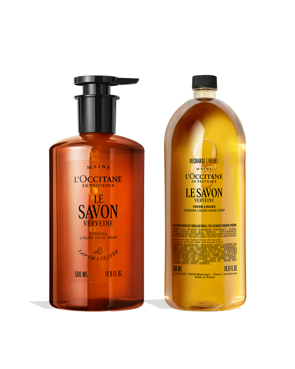 Le Savon Verbena Liquid Hand Soap + Refill